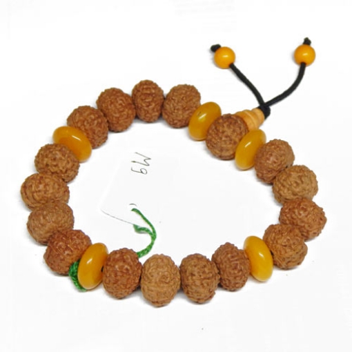 Picture of  9 seitiges Rudraksha Armband aus indonesischen Perlen