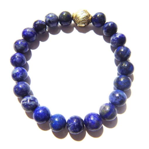 Picture of Blue Banded Agate Gemstone Bracelet  