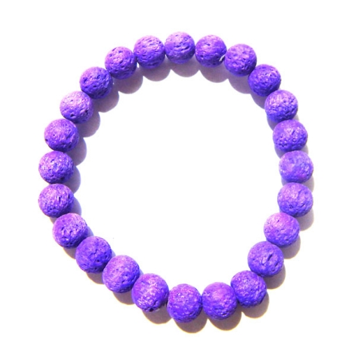 Picture of Coloured Lava Gemstone Bracelet 