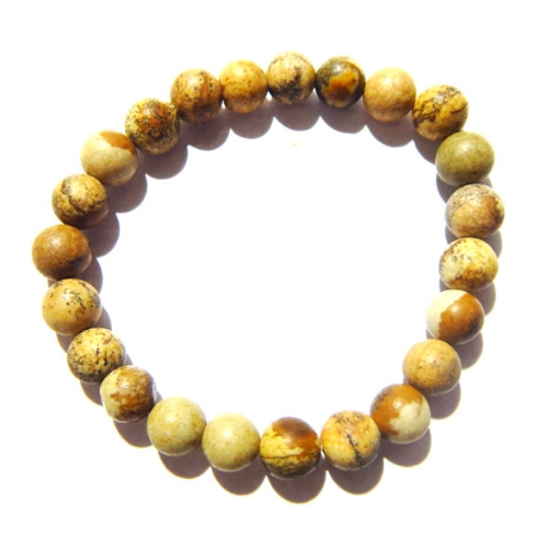 Picture of Wooden Agate Gemstone Bracelet  