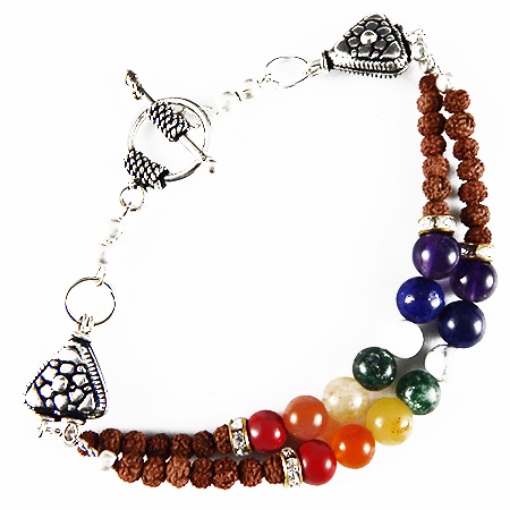 Picture of Gemstone Tumble 7 Chakra Bracelet