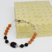 Picture of Black Agate & Rudraksha Beads Bracelet