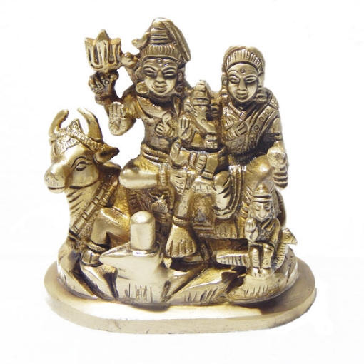 Picture of Shiva-Familienstatue für den Puja-Raum