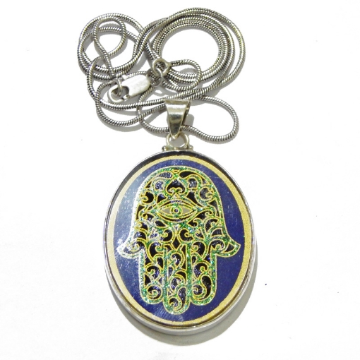 Picture of Hamsa Heiliger geometrischer Anhänger