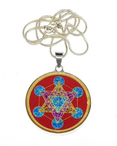 Picture of Heilige Geometrie: Metatrons Würfelanhänger