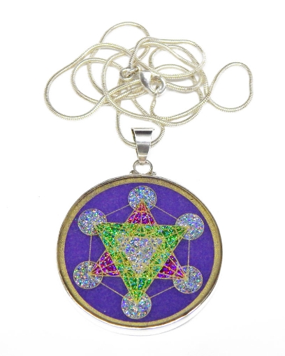 Picture of Heilige Geometrie: Metatrons Würfelanhänger