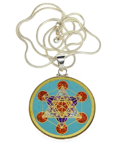 Picture of Heilige Geometrie: Metatrons Würfelanhänger