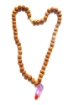 Picture of 5 Mukhi (Gesicht) Rudraksha Mala mit facettiertem Amethyst-Tumble-Anhänger