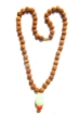 Picture of 5 Mukhi (Gesicht) Rudraksha Mala mit facettiertem grünem Aventurin-Anhänger