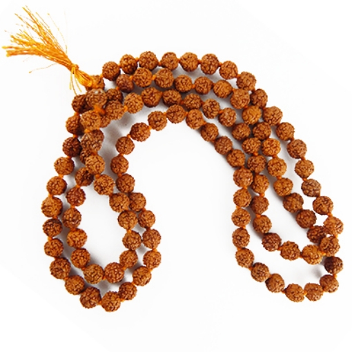 Picture of 8mm Rudraksha Perlen Mala Paket